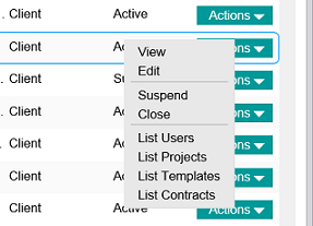 Company Status Filter