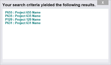 Dashboard Find Project Found List