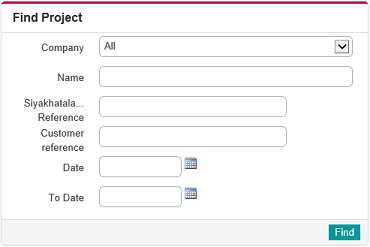Dashboard Find Project