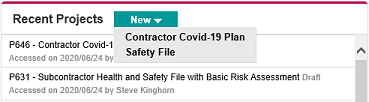 Recent Project New Safety File