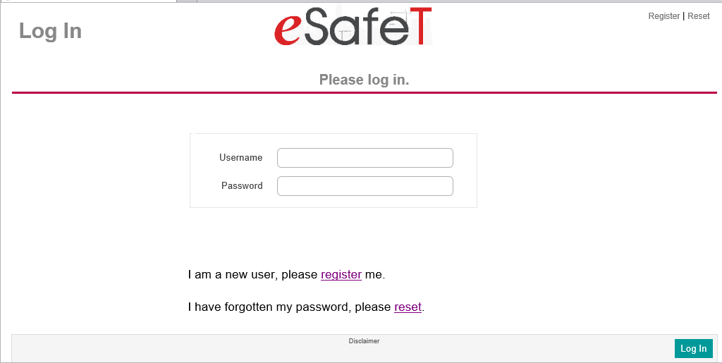 Login Page