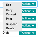 Project Status Filter